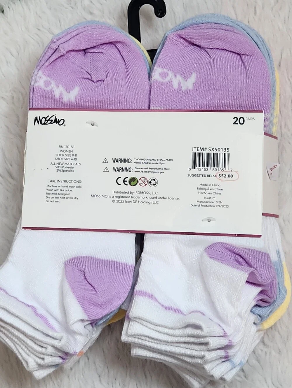 Mossimo 20 Pair Quarter Socks